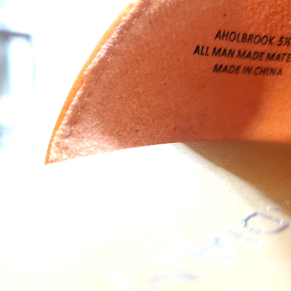 Andiamo Aholbrook Women's Orange Brown Peep Toe Slip-On Flat Sandals Shoes 5.5 - Picture 7 of 7